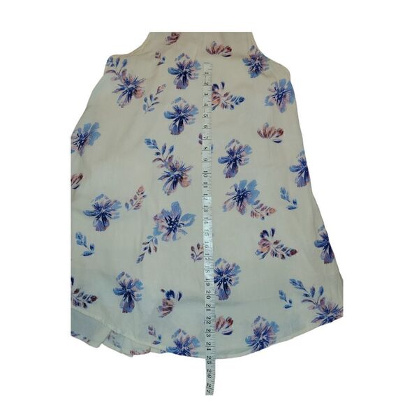 ASTR the Label Rena Racerback Dress Hibiscus Floral Swing Dress Beige/Pink XS - Picture 10 of 13